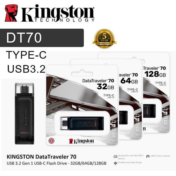 Clé USB-C Kingston DT 70